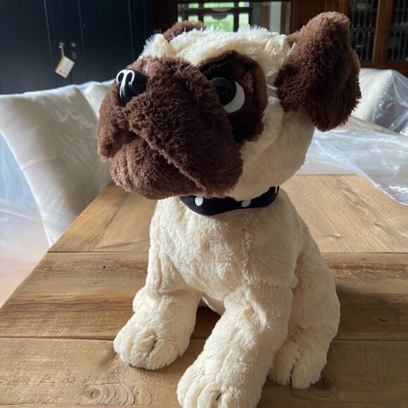 Pug Plush,  Pug Stuffed Animal, Dog Plush Toy, - Picture 1 of 8